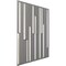 Ekena Millwork 19 5/8in. W x 19 5/8in. H Wigan EnduraWall Decorative 3D Wall Panel Covers 2.67 Sq. Ft. WP20X20WGCST - alternate 4